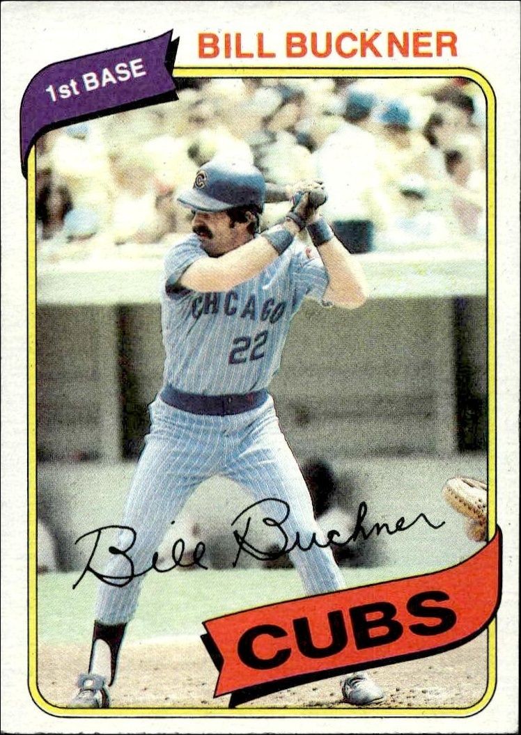 1980 Topps Bill Buckner #135 trading card