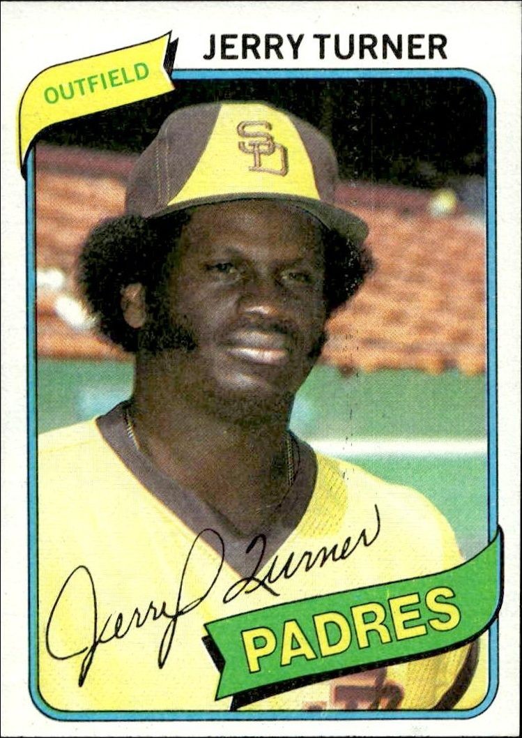 1980 Topps Jerry Turner #133 trading card