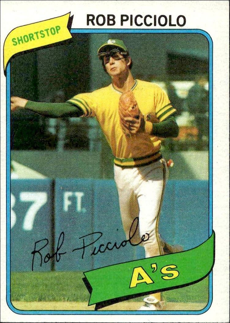 1980 Topps Rob Picciolo #158 trading card