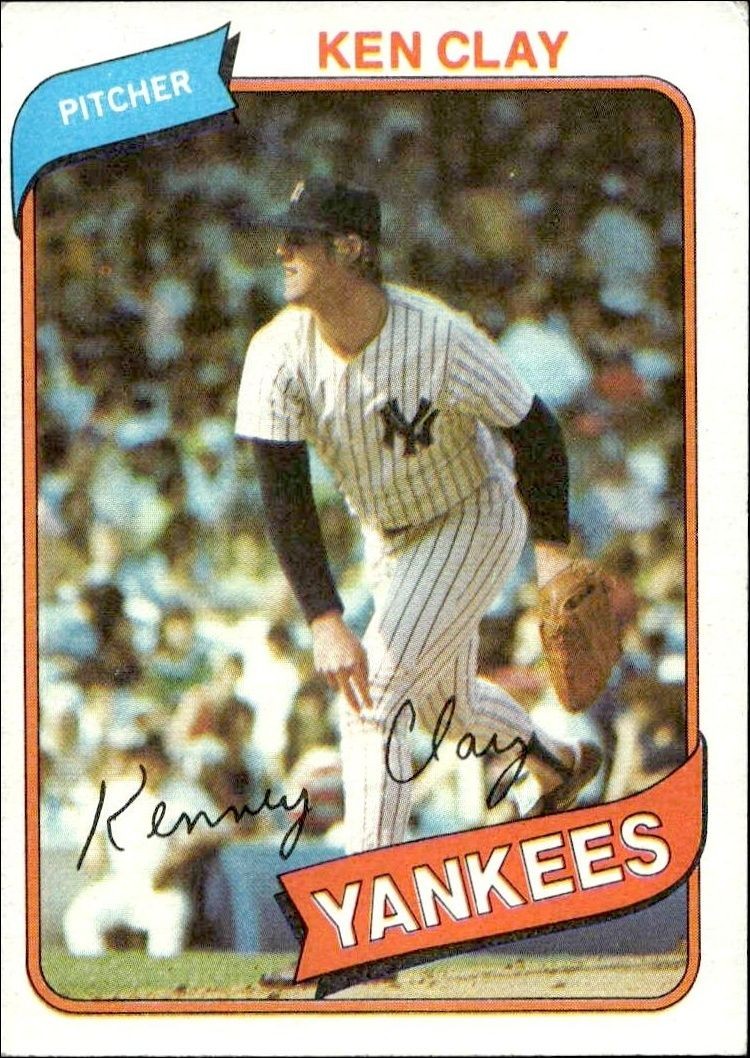 1980 Topps Ken Clay #159 trading card
