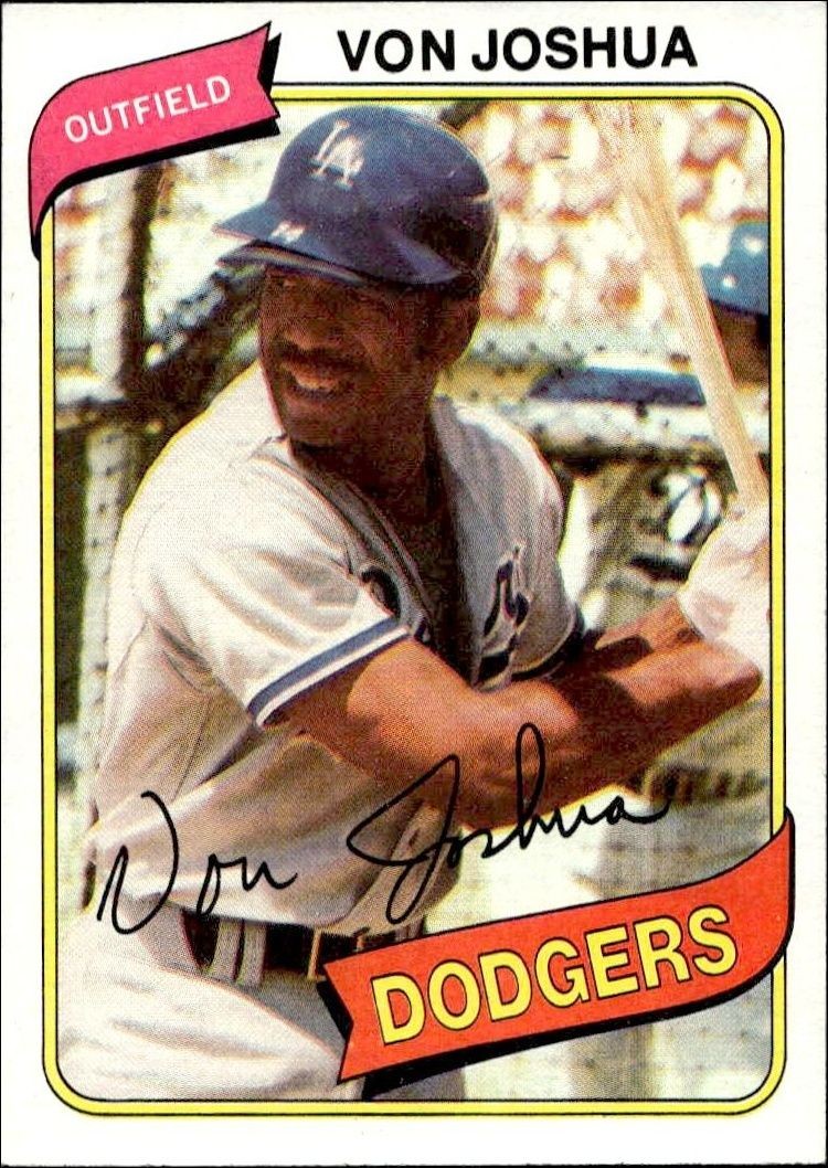 1980 Topps Von Joshua #209 trading card