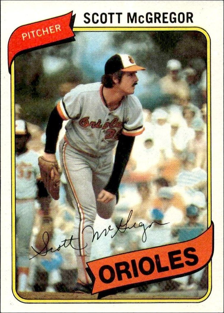 1980 Topps Scott McGregor #237 trading card