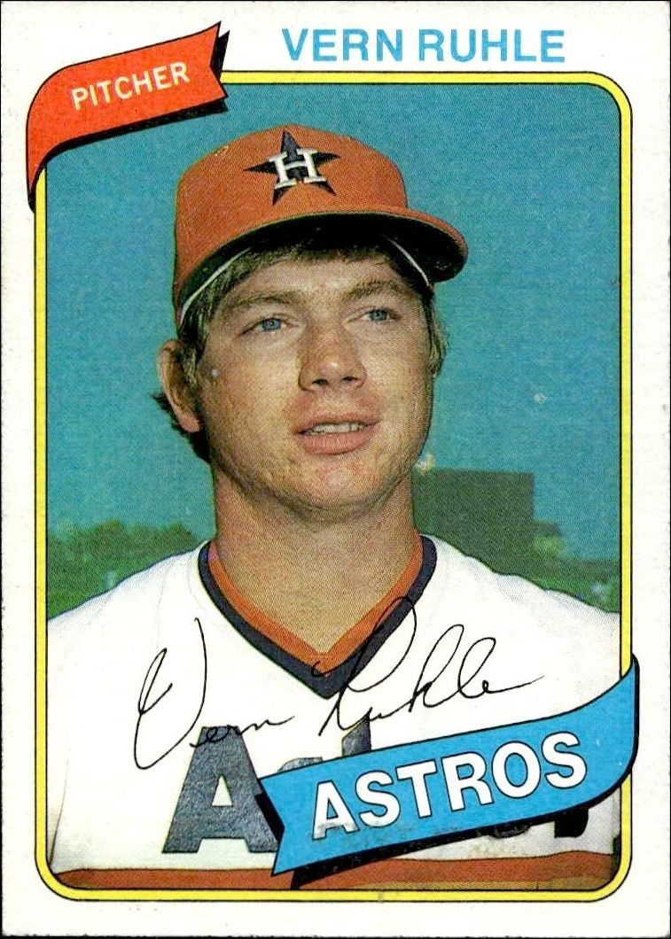 1980 Topps Vern Ruhle #234 trading card