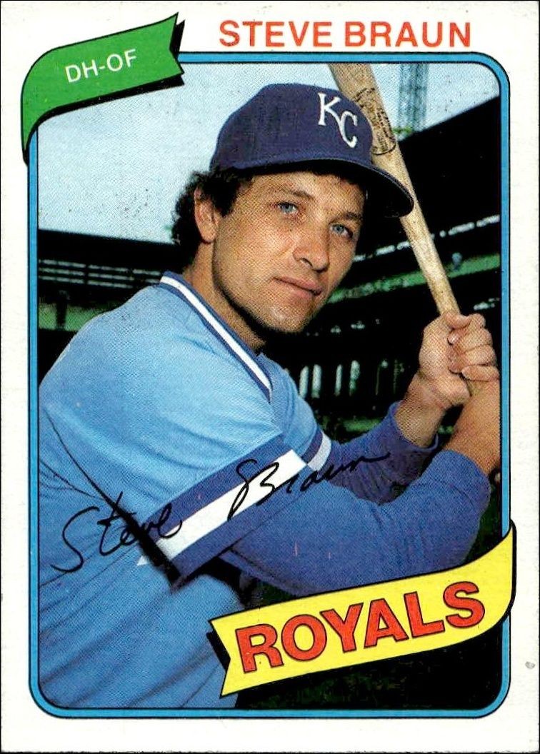 1980 Topps Steve Braun #9 trading card