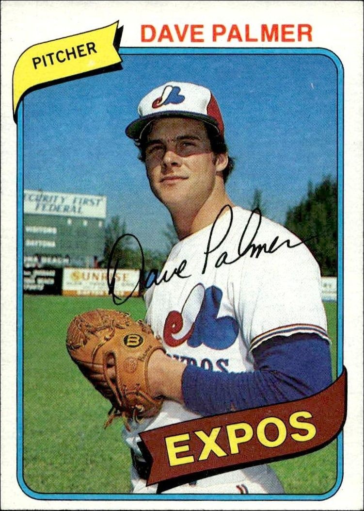 1980 Topps Dave Palmer #42 trading card