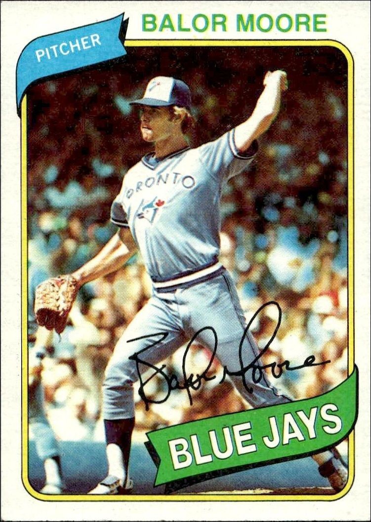 1980 Topps Balor Moore #19 trading card