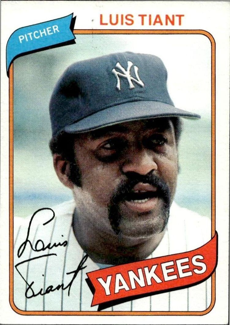 1980 Topps Luis Tiant #35 trading card