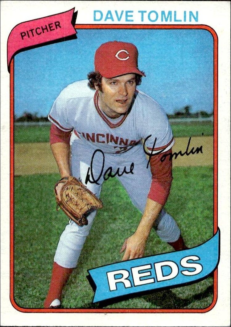 1980 Topps Dave Tomlin #126 trading card
