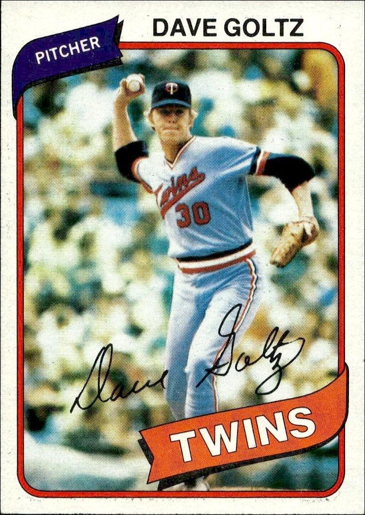 1980 Topps Dave Goltz #193 trading card