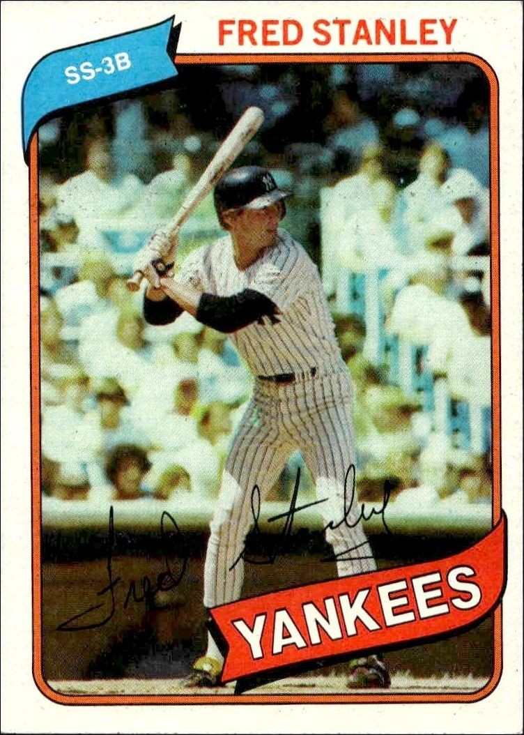 1980 Topps Fred Stanley #387 trading card