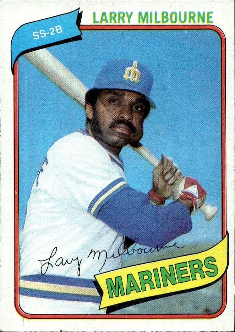 1980 Topps Larry Milbourne #422 trading card