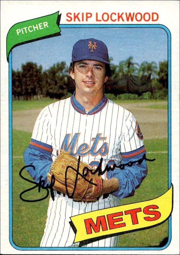 1980 Topps Skip Lockwood #567 trading card