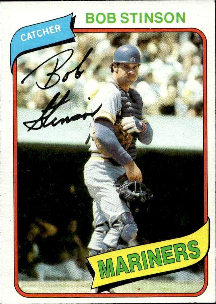 1980 Topps Bob Stinson #583 trading card