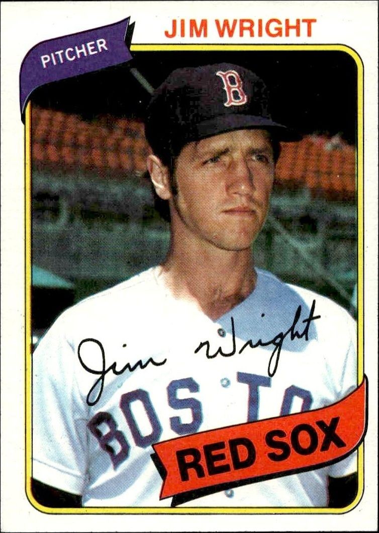 1980 Topps Jim Wright #524 trading card