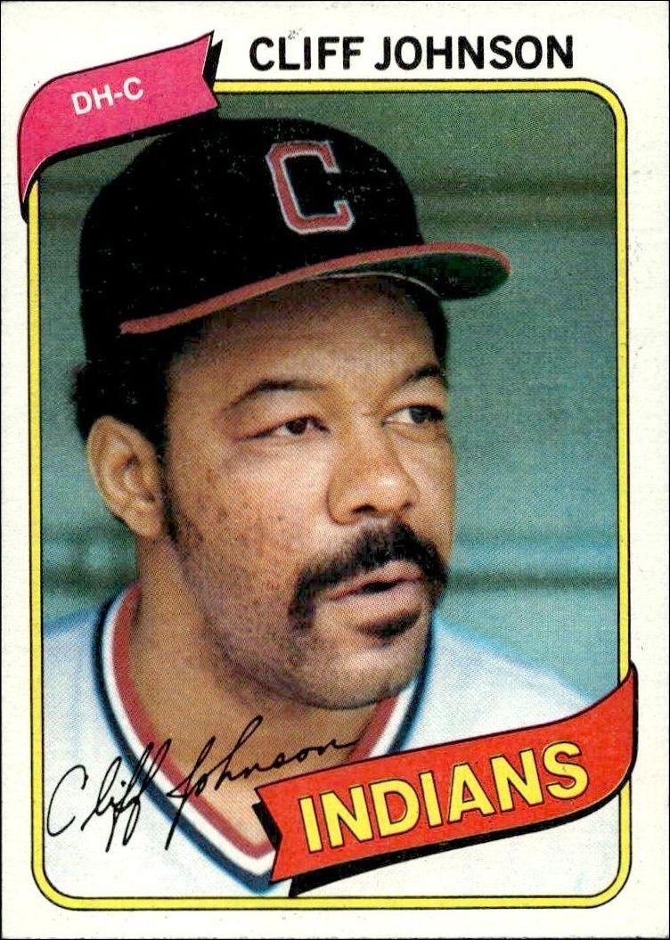 1980 Topps Cliff Johnson #612 trading card
