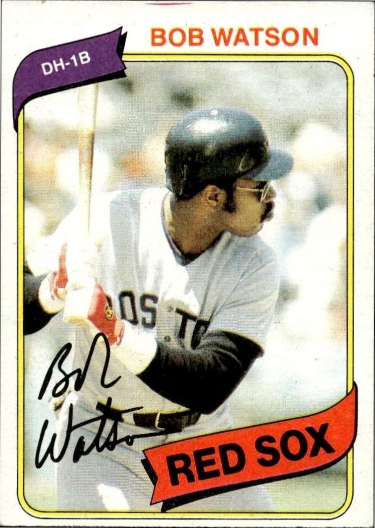 1980 Topps Bob Watson #480 trading card