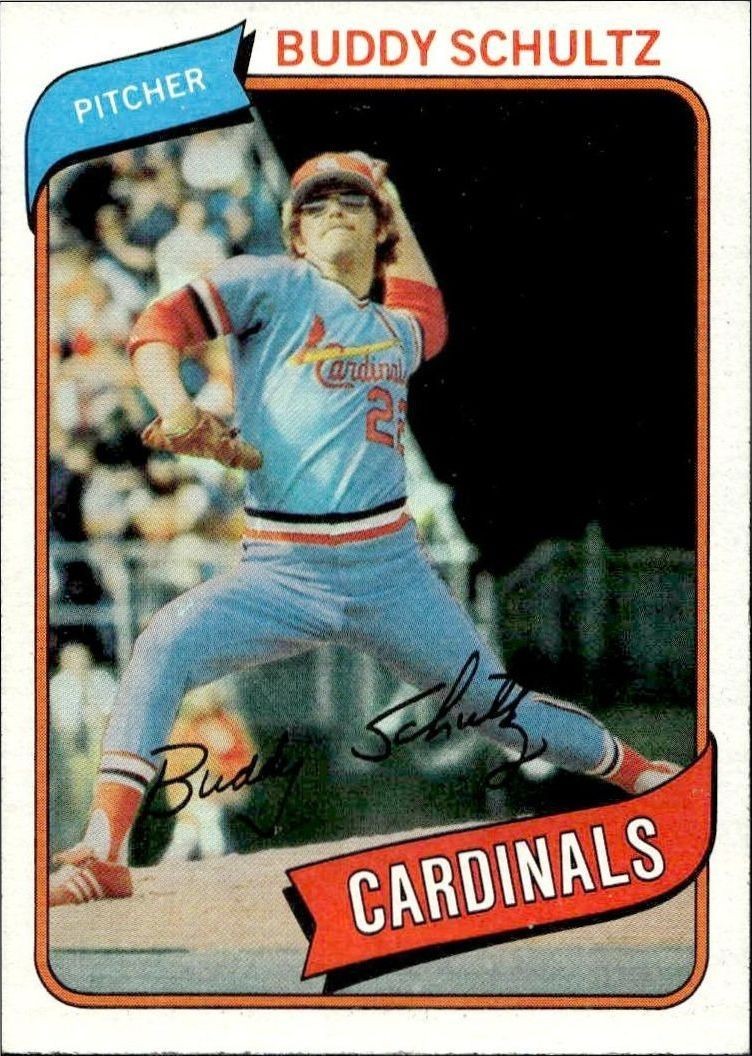 1980 Topps Buddy Schultz #601 trading card