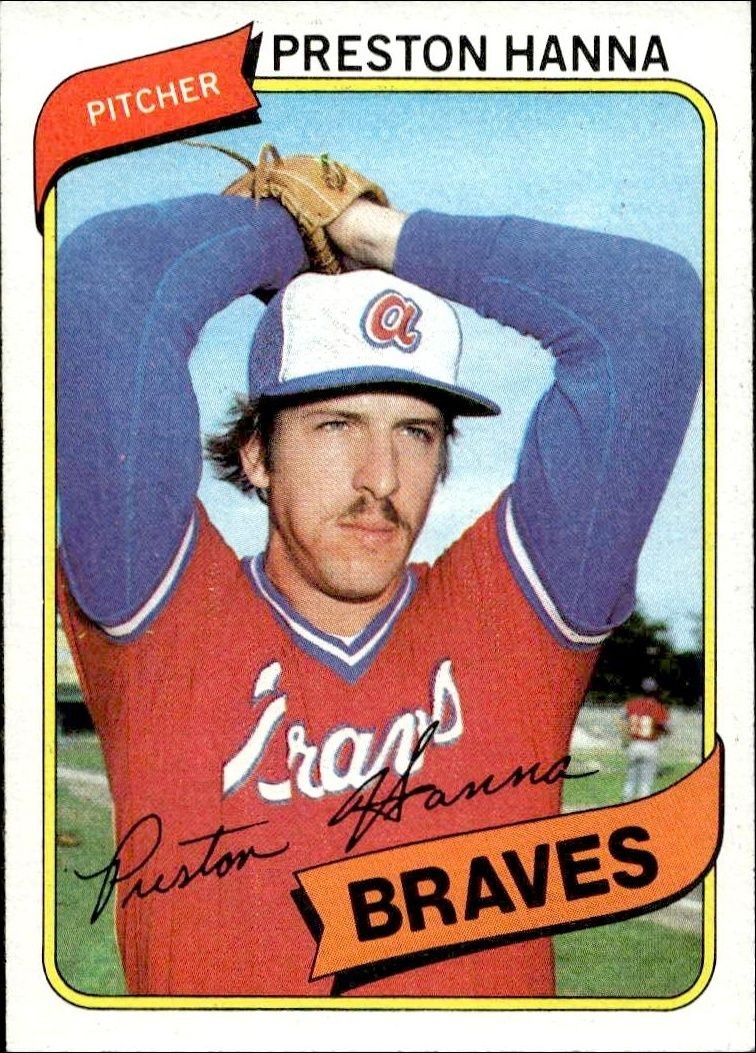 1980 Topps Preston Hanna #489 trading card