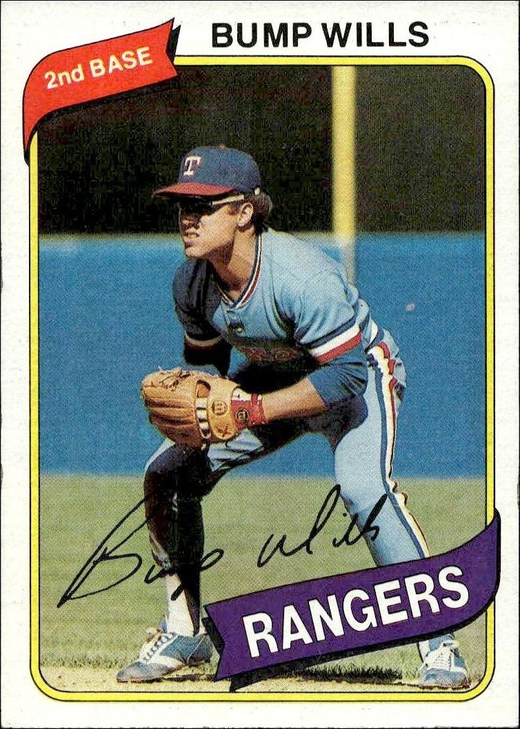 1980 Topps Bump Wills #473 trading card