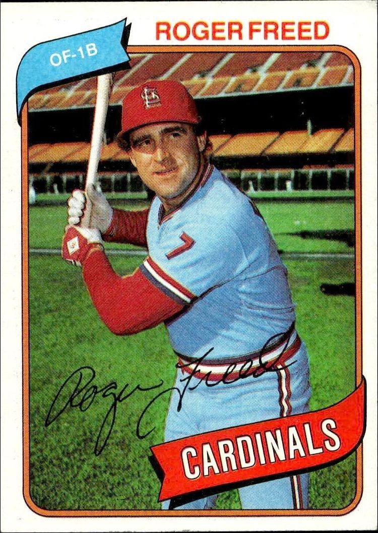 1980 Topps Roger Freed #418 trading card