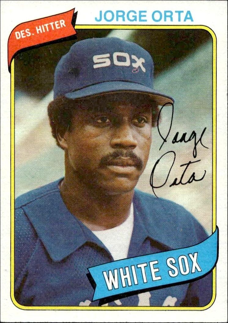 1980 Topps Jorge Orta #442 trading card