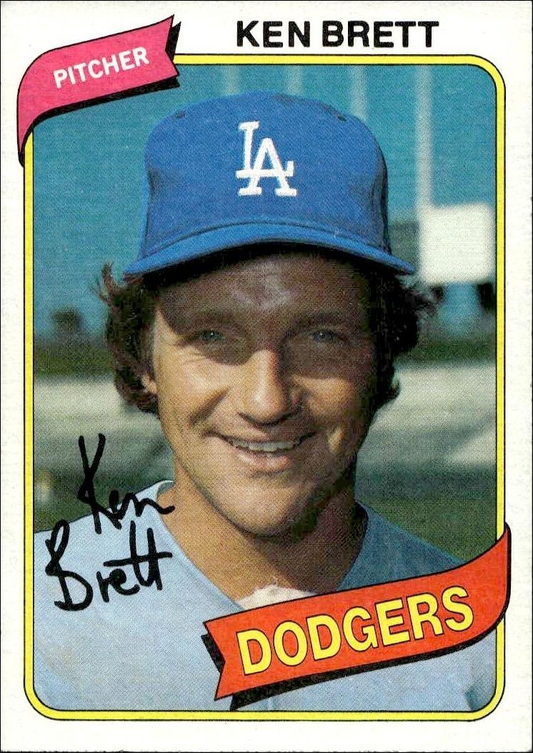 1980 Topps Ken Brett #521 trading card
