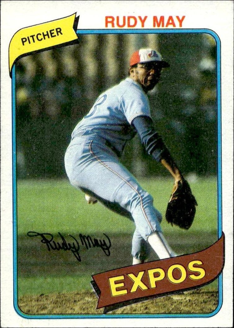 1980 Topps Rudy May #539 trading card