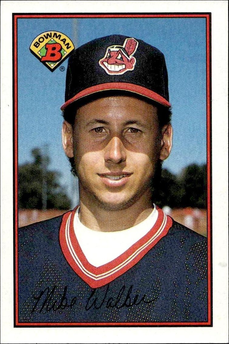 1989 Bowman Mike Walker #77 trading card
