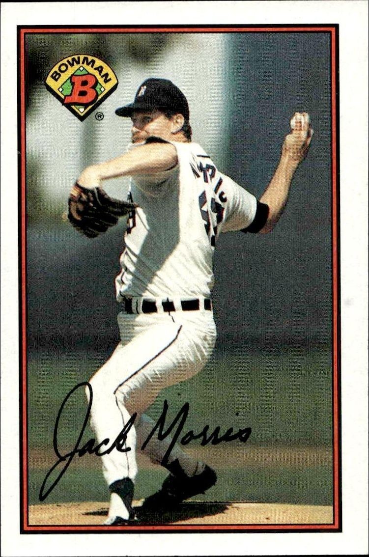 1989 Bowman Jack Morris #93 trading card