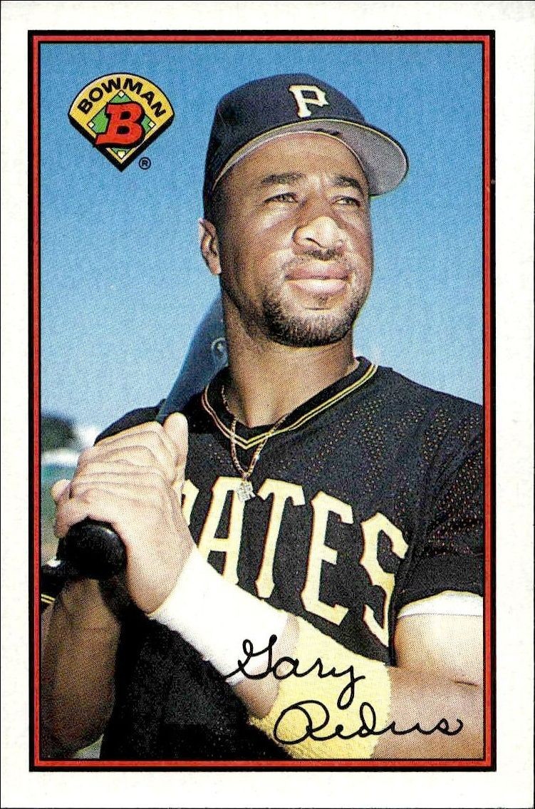 1989 Bowman Gary Redus #425 trading card