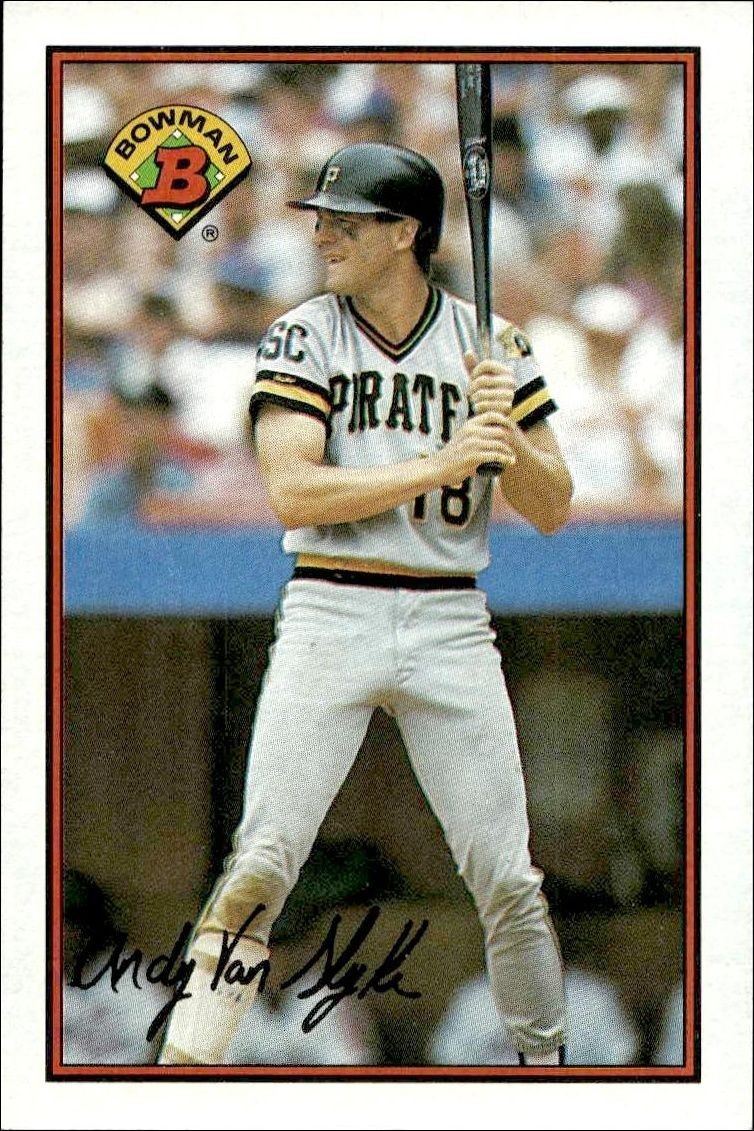 1989 Bowman Andy Van Slyke #424 trading card