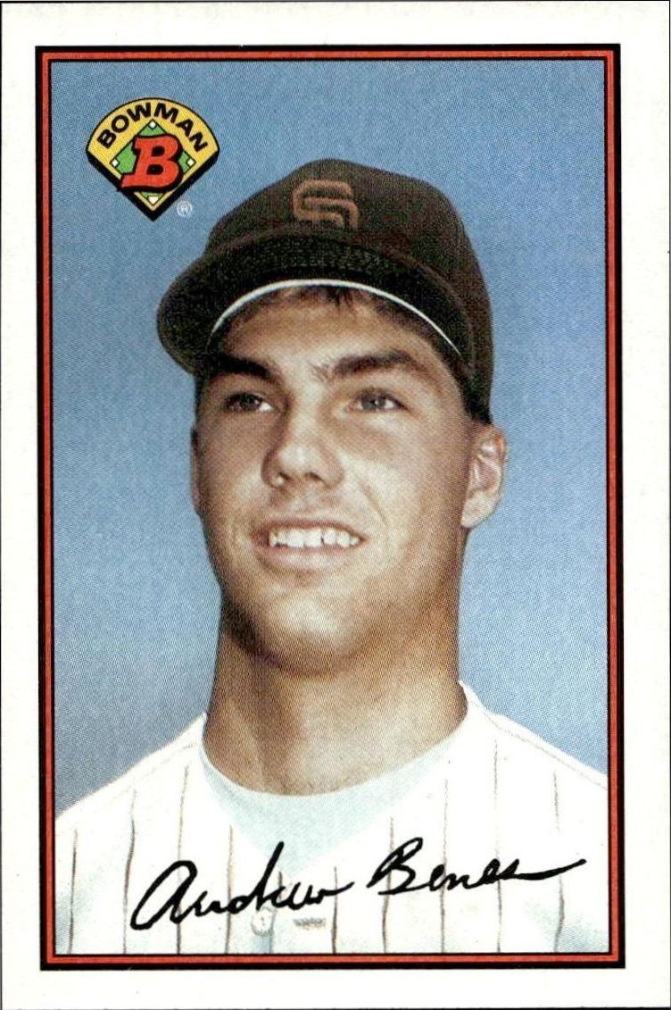 1989 Bowman Andy Benes #448 trading card