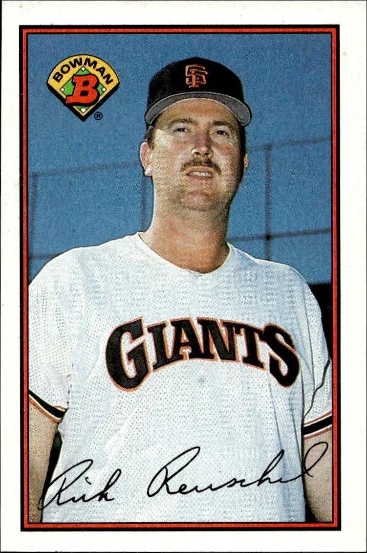 1989 Bowman Rick Reuschel #466 trading card