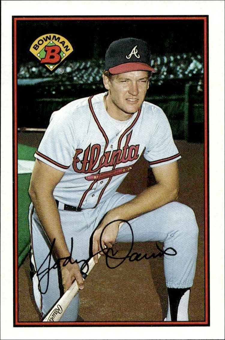 1989 Bowman Jody Davis #270 trading card