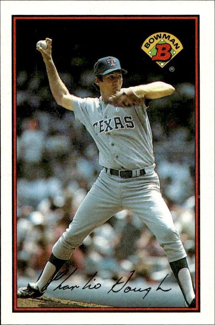 1989 Bowman Charlie Hough #224 trading card