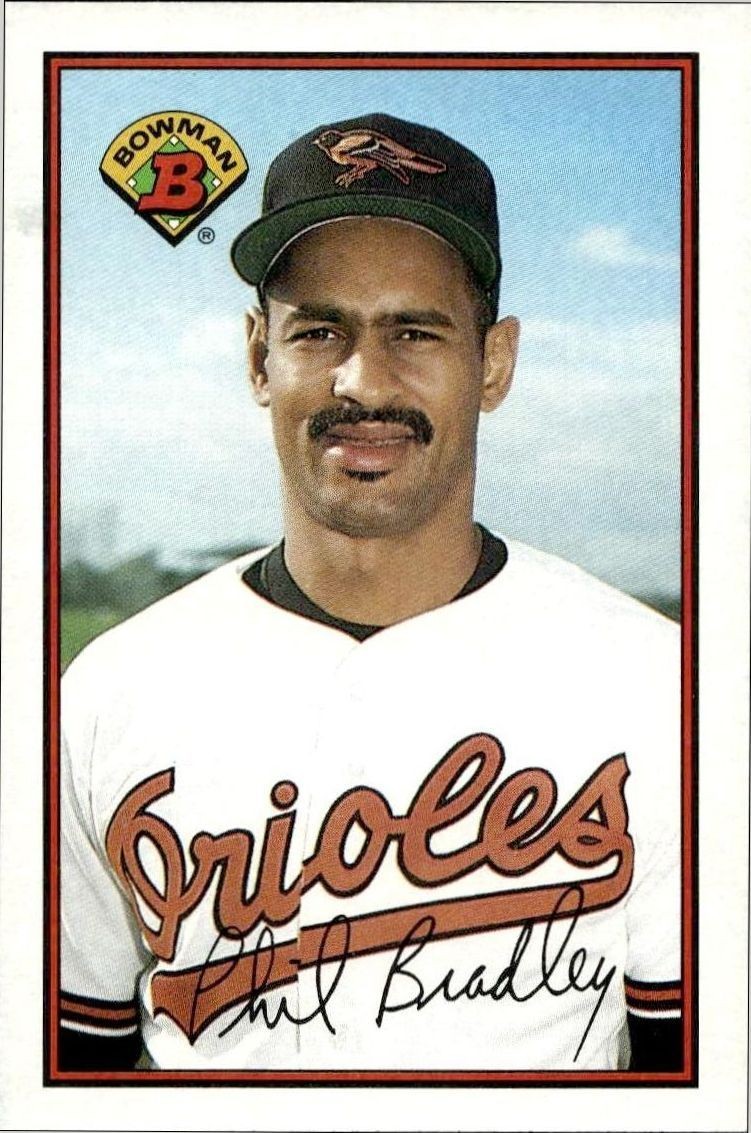 1989 Bowman Phil Bradley #17 trading card