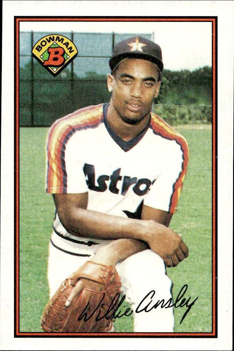 1989 Bowman Willie Ansley #332 trading card