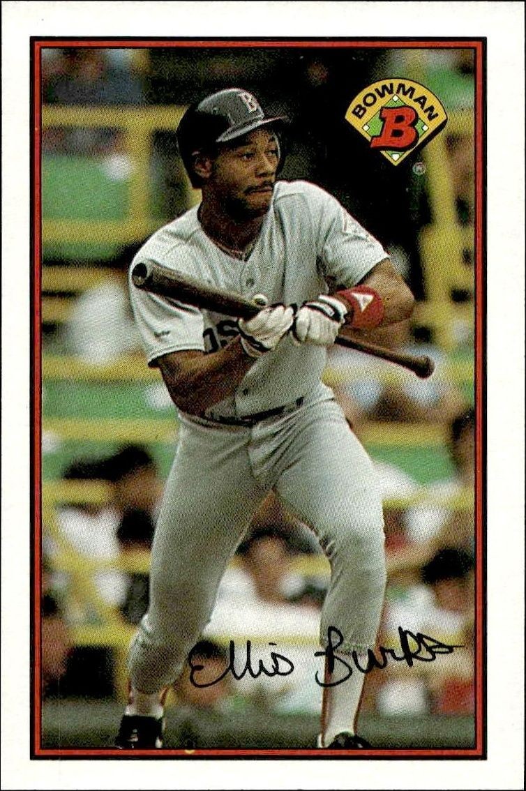 1989 Bowman Ellis Burks #36 trading card