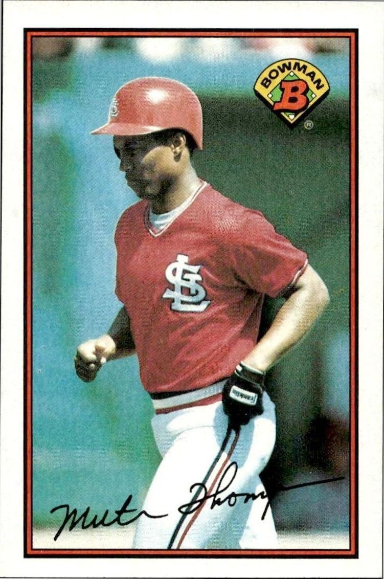 1989 Bowman Milt Thompson #441 trading card
