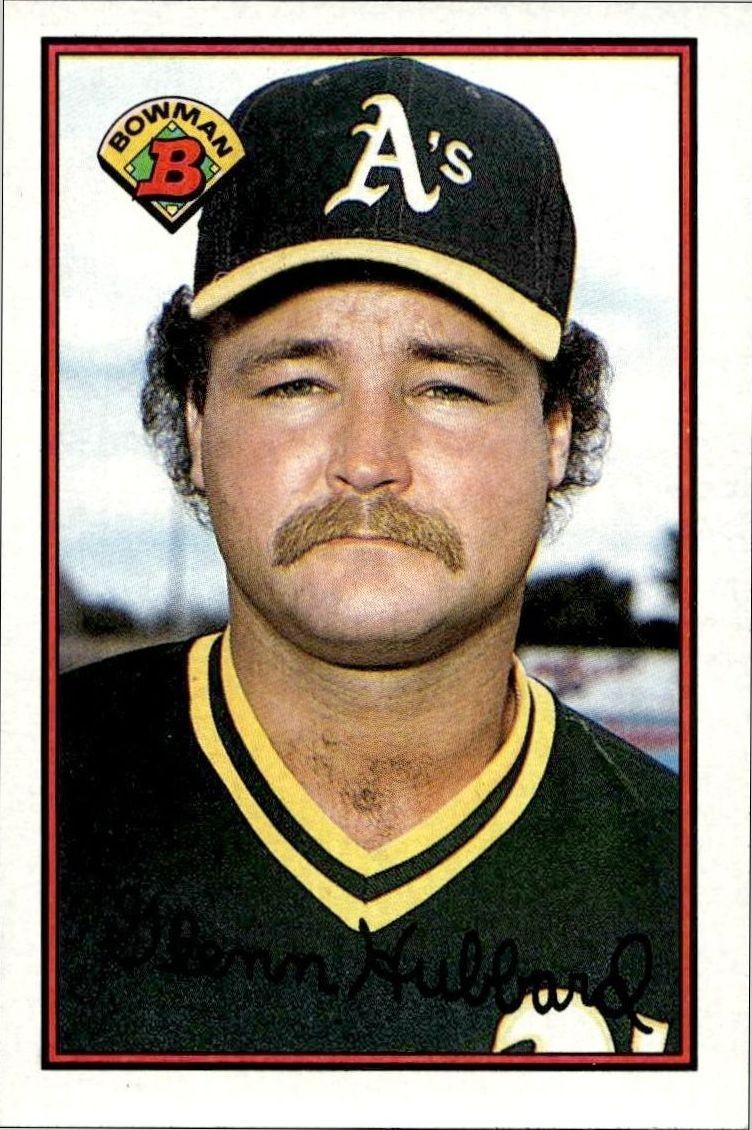 1989 Bowman Glenn Hubbard #199 trading card