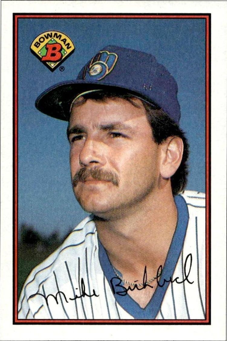 1989 Bowman Mike Birkbeck #132 trading card