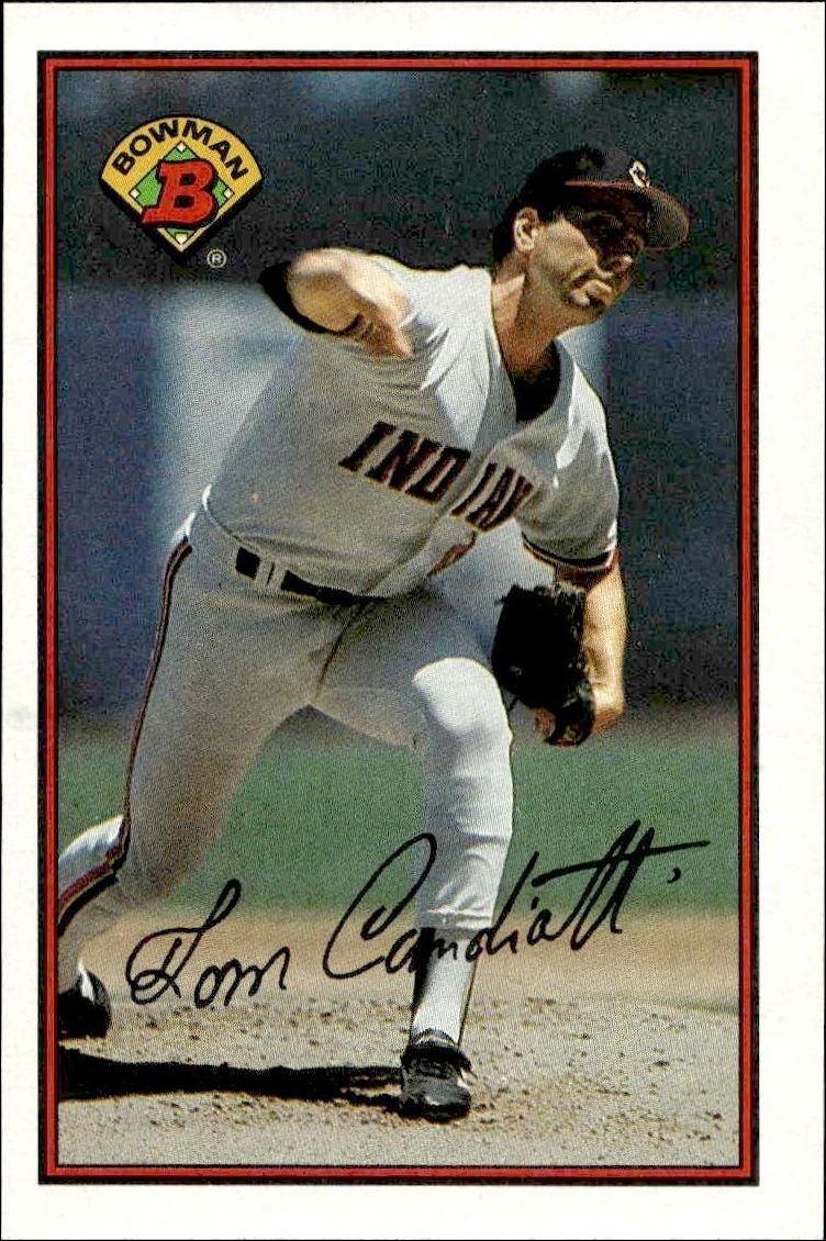 1989 Bowman Tom Candiotti #80 trading card