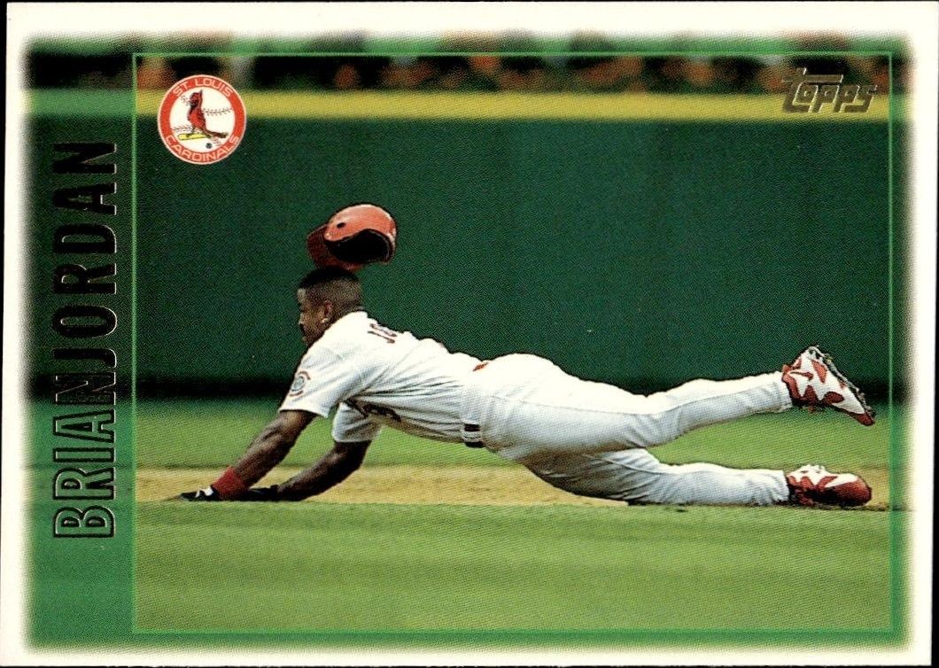 1997 Topps Series 2 Brian Jordan #415 trading card