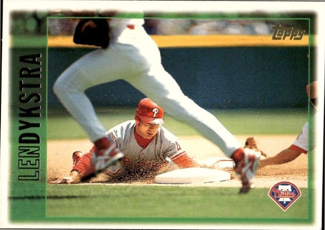 1997 Topps Series 2 Lenny Dykstra #413 trading card