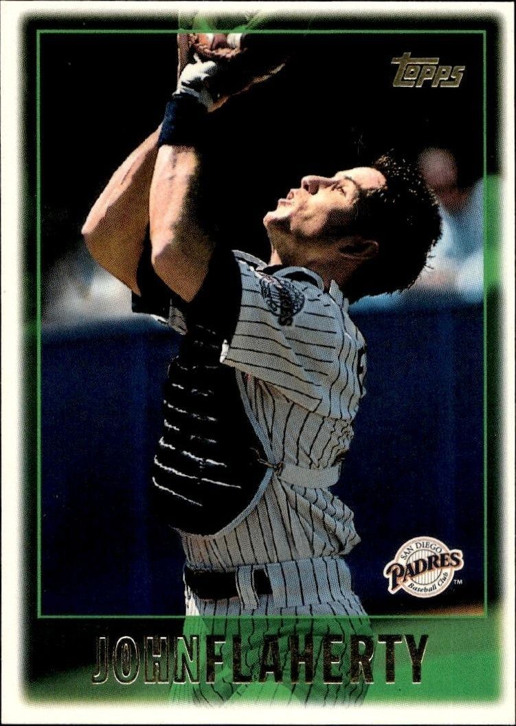 1997 Topps Series 2 John Flaherty #412 trading card