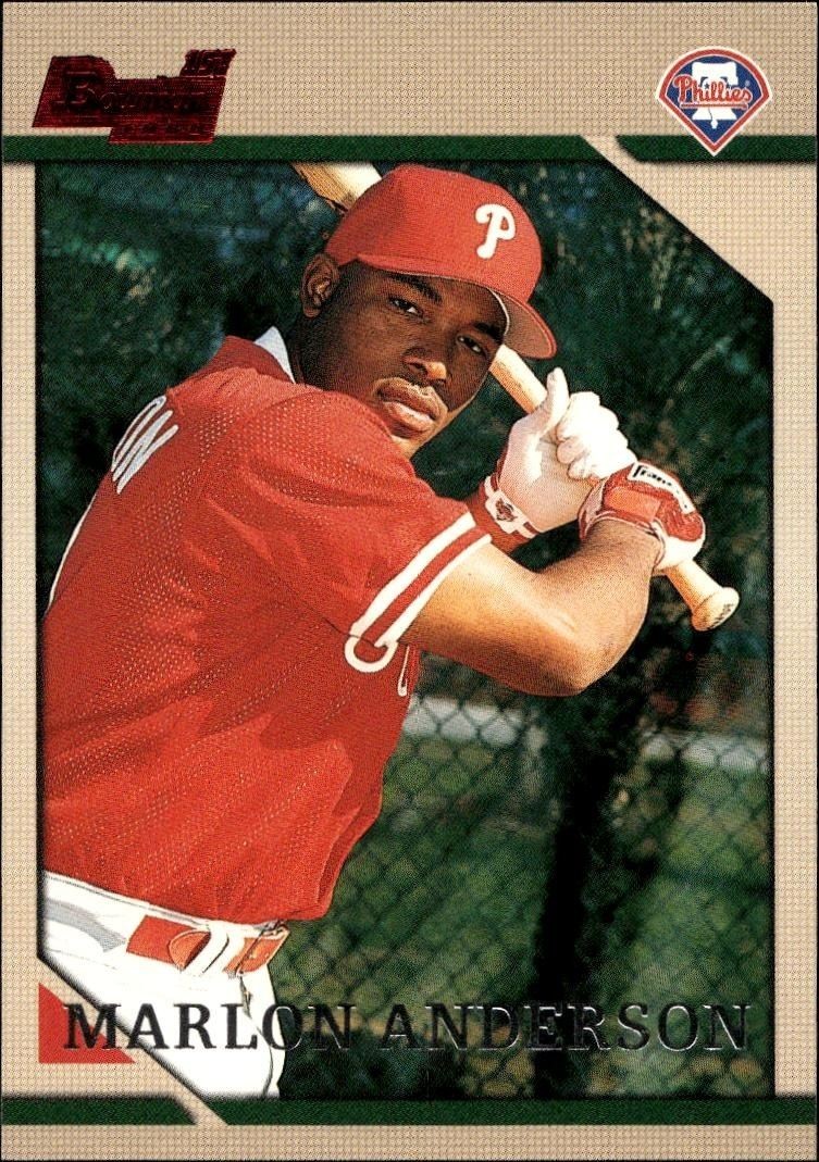 1996 Bowman Marlon Anderson #120 trading card