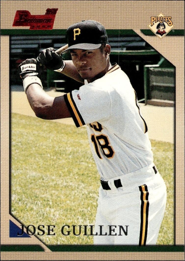 1996 Bowman Jose Guillen #116 trading card