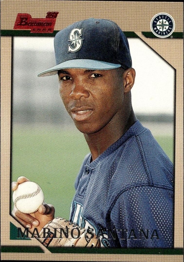 1996 Bowman Marino Santana #198 trading card