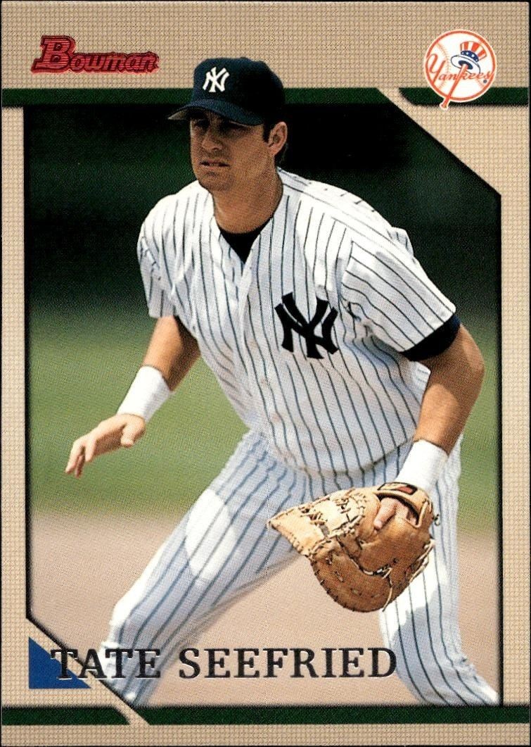 1996 Bowman Tate Seefried #141 trading card