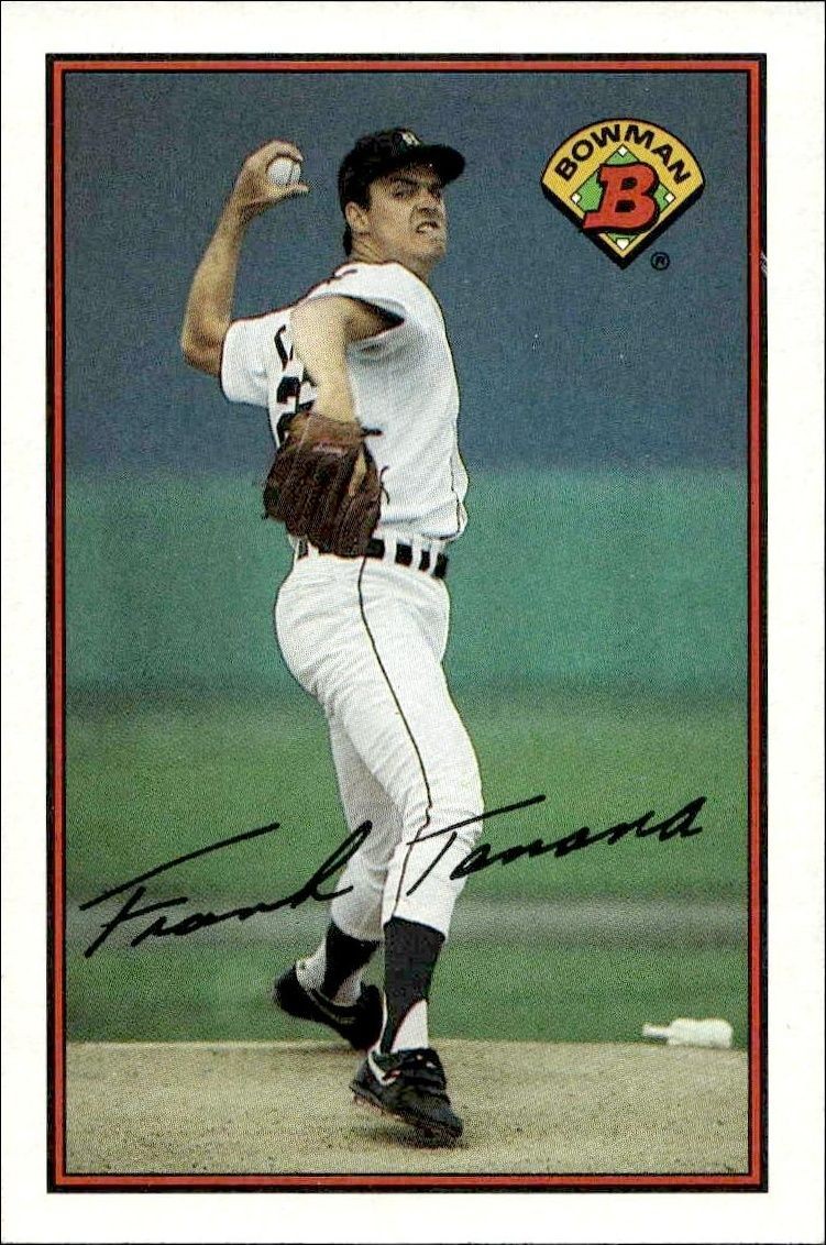 1989 Bowman Frank Tanana #92 trading card